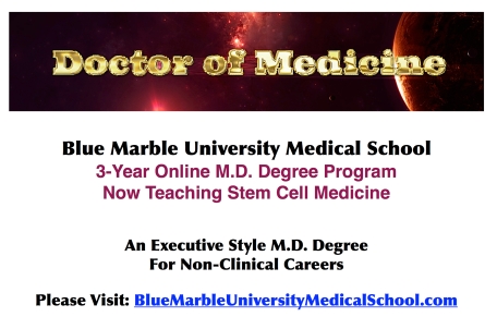 Blue Marble University Medical School, a division of Blue Marble University